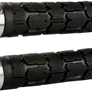 Grips ODI ROGUE Lock-on 130 mm Noir/Chrome Grips ODI ROGUE Lock-on 130 mm Noir/Chrome