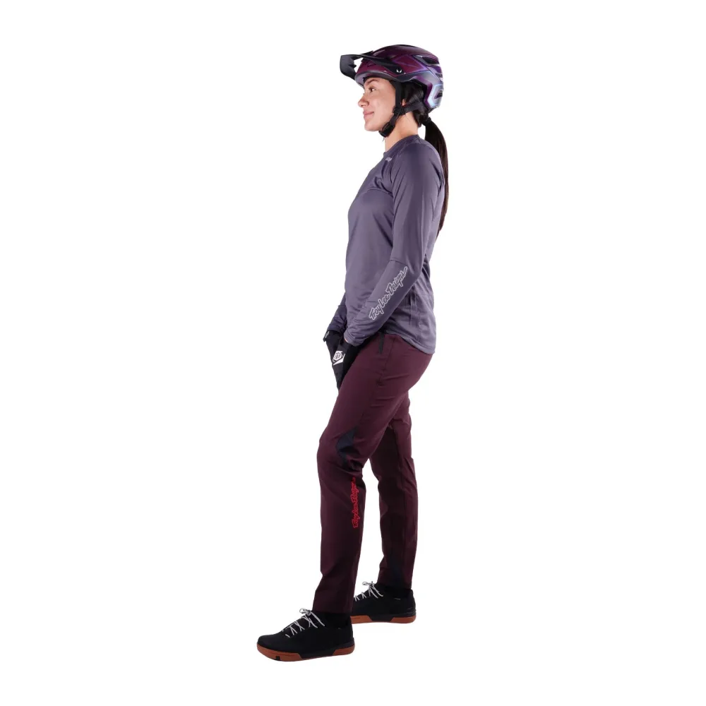 Pantalon TROY LEE DESIGNS LILIUM PRO MONO Femme Bordeaux – Image 3