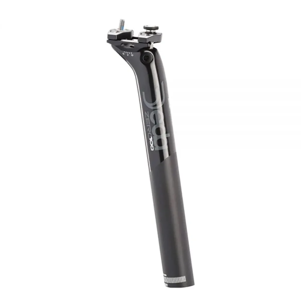 Tige de selle DEDA ZERO 100 BOB finish aluminium Recul 12mm