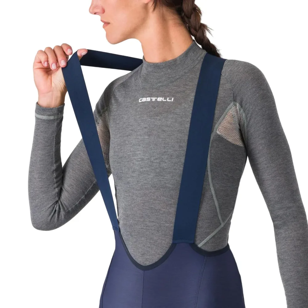 Cuissard long à Bretelles CASTELLI ESPRESSO W DT Femme Bleu – Image 2