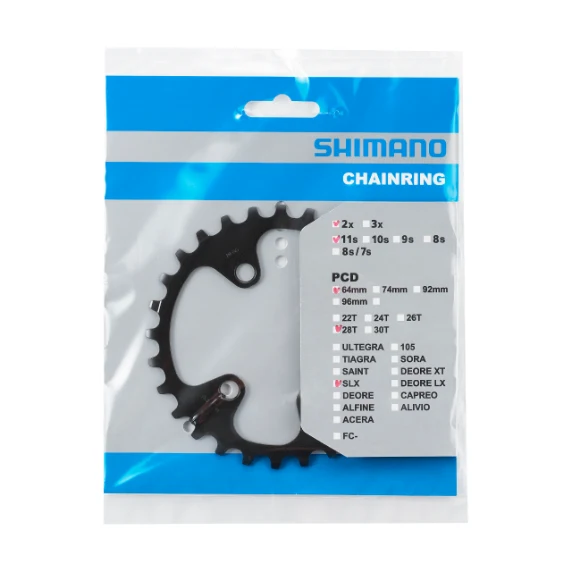 Plateau Intérieur SHIMANO SLX pour FC-M7000-11-2/FC-M7000-11-B2 (28-38 dents) 11V – Image 2