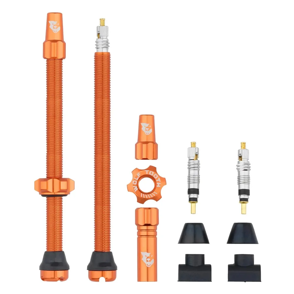 Lot de 2 Valves Tubeless WOLF TOOTH Orange