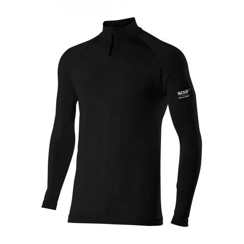 Sous-Vêtement SIXS TS13 MERINOS Manches Longues Noir