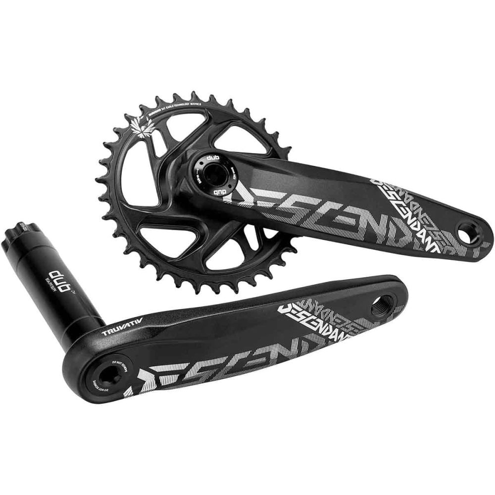 Pédalier Mono 10/11V TRUVATIV DESCENDANT ALL DH DUB83 Noir