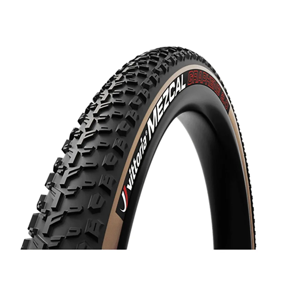 Pneu VITTORIA MEZCAL XC RACE 29x2.10 4C Graphene 2.0 Tubeless Ready Souple Noir/Beige