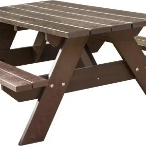 Table pique nique plastique recyclé rectangle