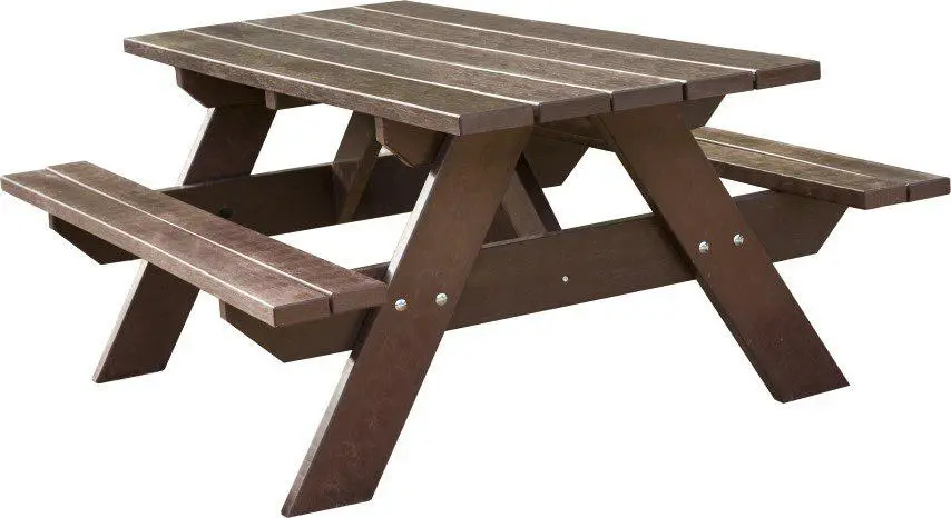 Table pique nique plastique recyclé rectangle