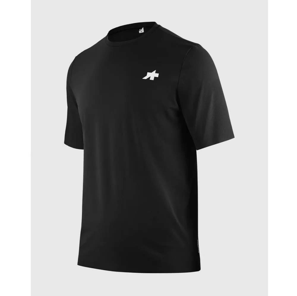 Maillot ASSOS TACTICA POST RIDE T5 Manches Courtes Noir – Image 3