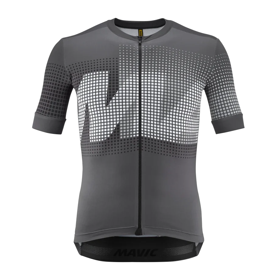 Maillot MAVIC AKSIUM GRAPHIC Manches Courtes Gris