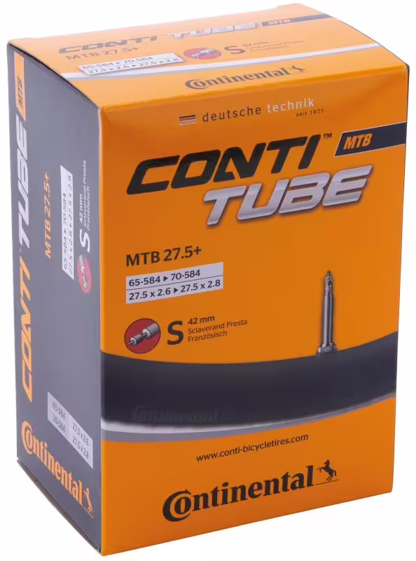 Chambre à Air CONTINENTAL 27.5×2.60-2.80 Presta 42mm Chambre à Air CONTINENTAL 27.5×2.60-2.80 Presta 42mm