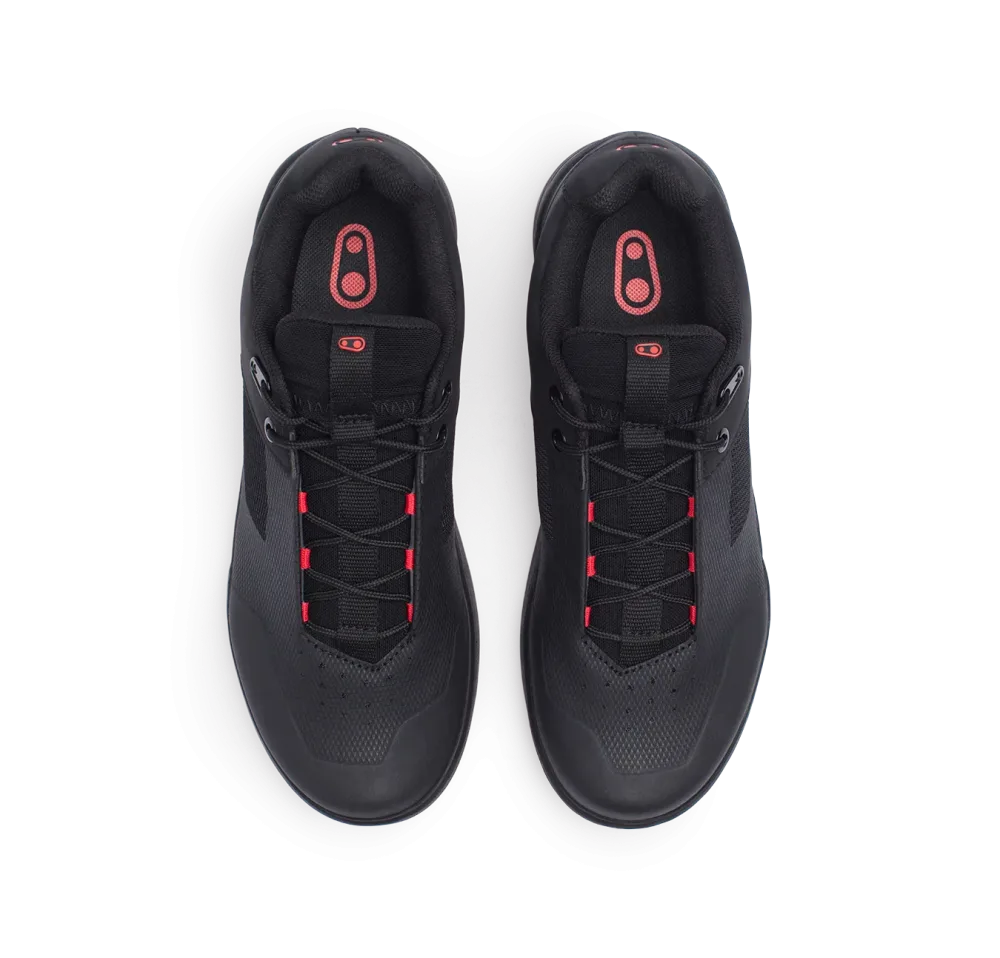 Chaussures VTT CRANKBROTHERS STAMP LACE FLAT Noir/Rouge – Image 3