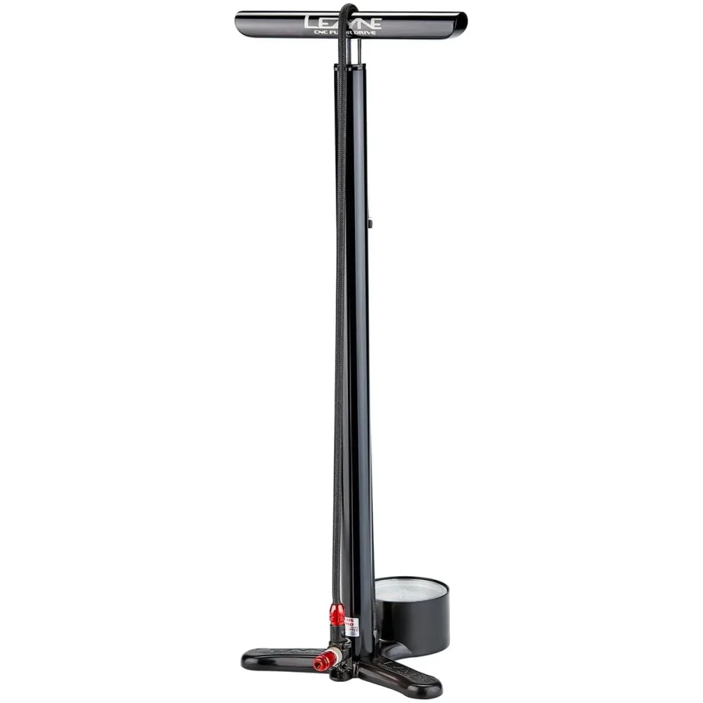 Pompe à Pied LEZYNE CNC FLOOR DRIVE Noir