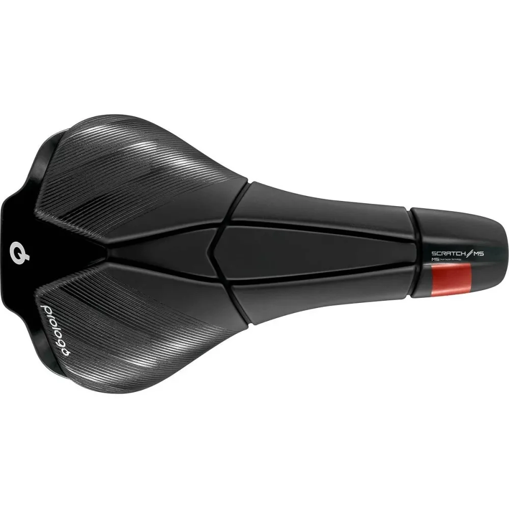 Selle PROLOGO SCRATCH M5 AGX RAILS Carbone largeur 140mm Noir