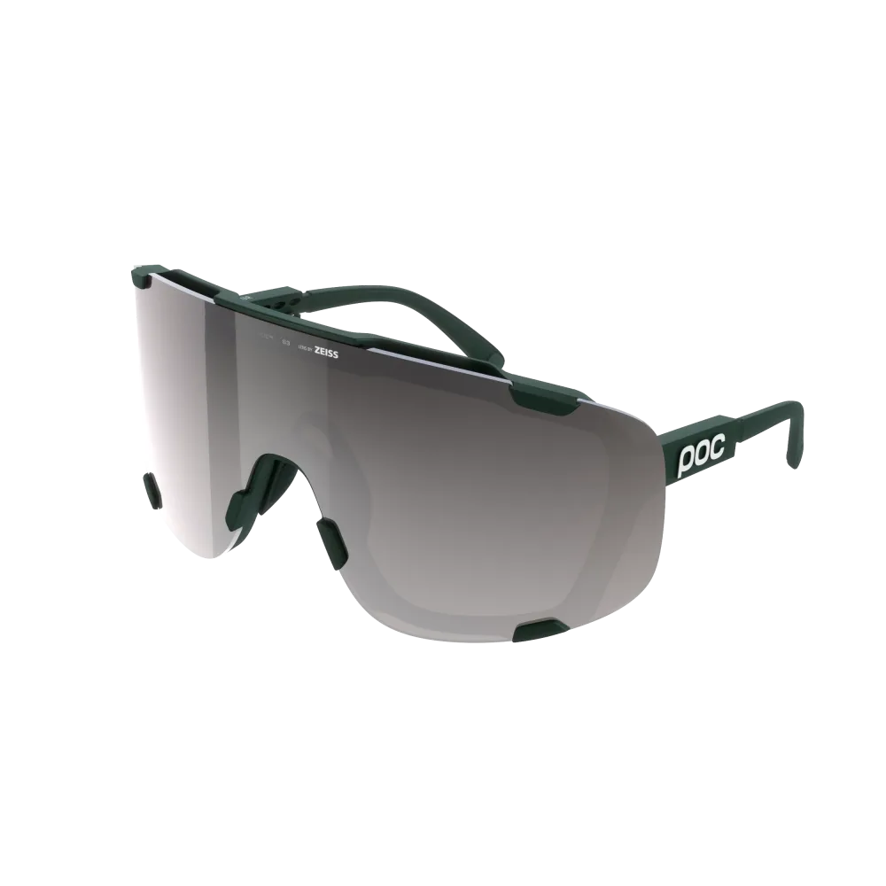 Lunettes POC DEVOUR + Kaki Verre Clarity Road Sunny Silver