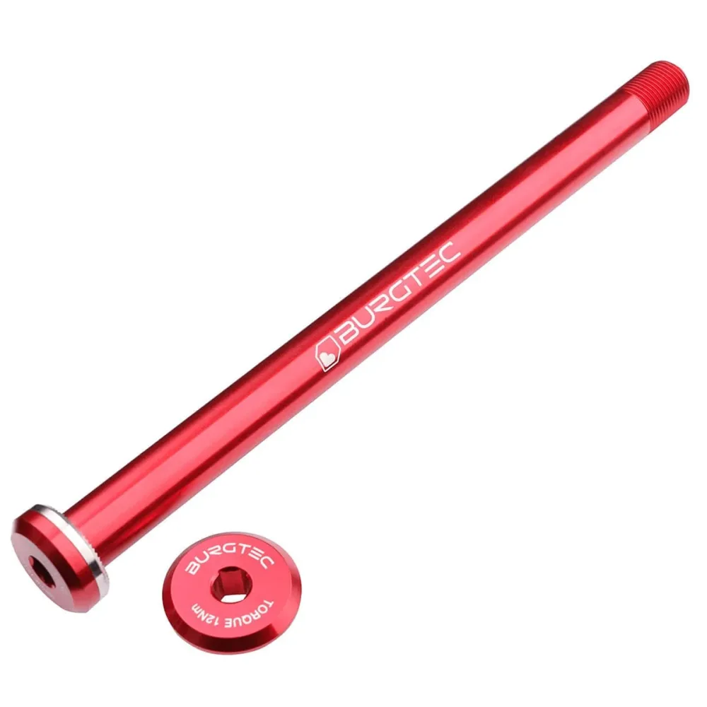 Axe de Roue Arrière BURGTEC 168.5mm pour Cadres Santa Cruz Rouge Axe de Roue Arrière BURGTEC 168.5mm pour Cadres Santa Cruz Rouge