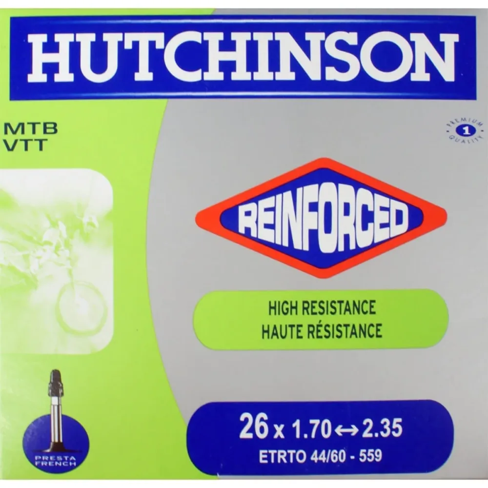 Chambre à Air HUTCHINSON REINFORCED 26x 1.70 - 2.35 Presta 48mm