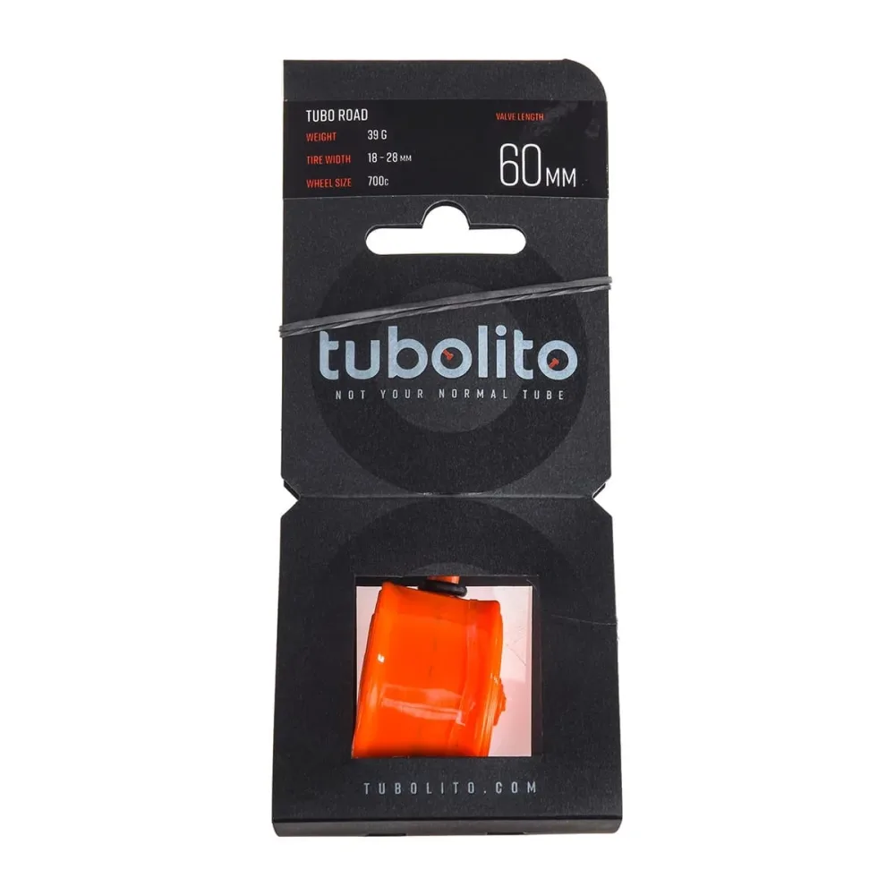 Chambre à air TUBOLITO TUBO 700x18/28 Presta Orange – Image 3
