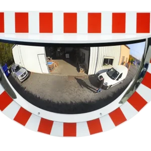 Demi-miroir de circulation industrie et voie privée 180° PLEXI+ Demi-miroir de circulation industrie et voie privée 180° PLEXI+