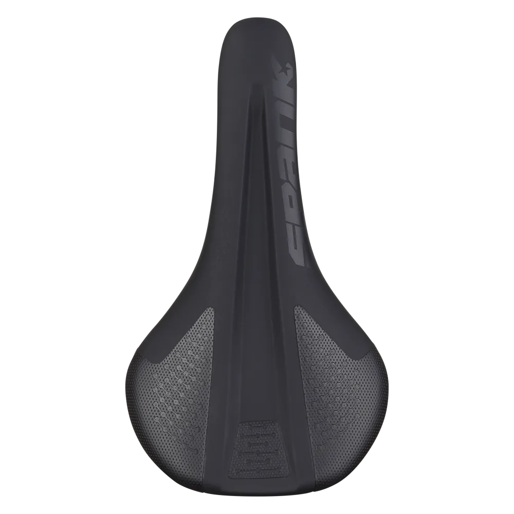 Selle SPANK SPIKE 160 Cuir Rails CrMo Vert – Image 3