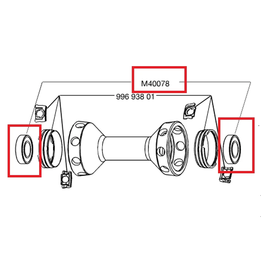 Kit 2 Roulements Moyeu Avant MAVIC 6901 12x24x6mm – Image 2