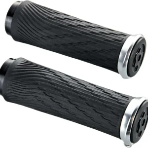 Grips SRAM pour Poignées Grip Shift Noir/Argent (122mm) Grips SRAM pour Poignées Grip Shift Noir/Argent (122mm)