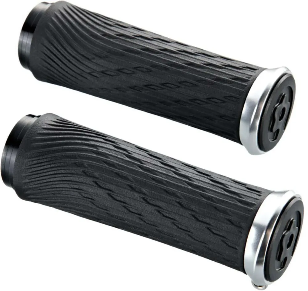 Grips SRAM pour Poignées Grip Shift Noir/Argent (122mm)