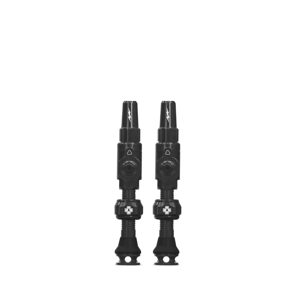 Valves Tubeless MUC-OFF Big Bore Lite (Presta) Médium Noir