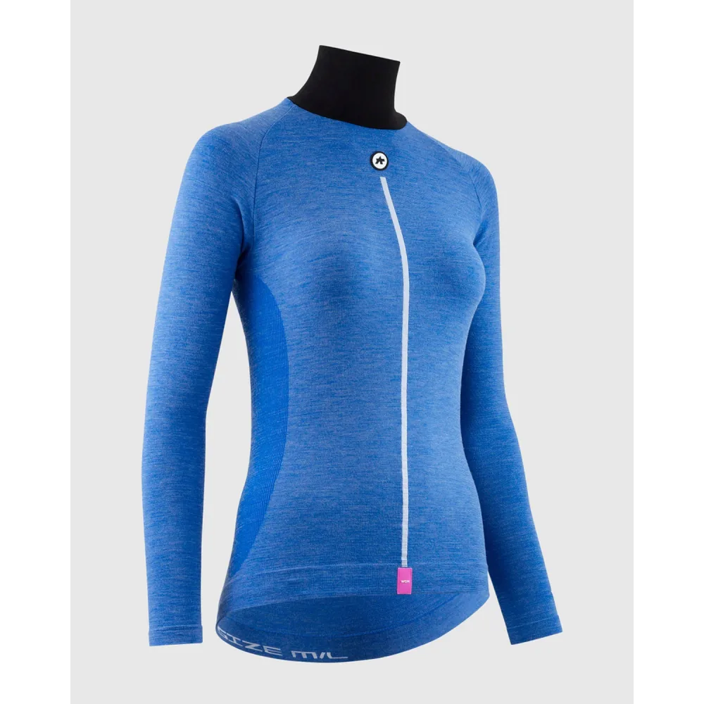 Sous-Vêtement ASSOS ULTRAZ WINTER SKIN P1 Manches Longues Femme Calypso Blu – Image 2