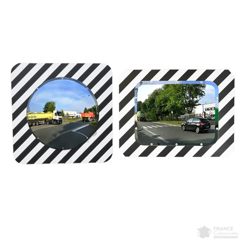 Miroir de circulation routière 90° Ecochok – Gamme Économique Miroir de circulation routière 90° Ecochok – Gamme Économique