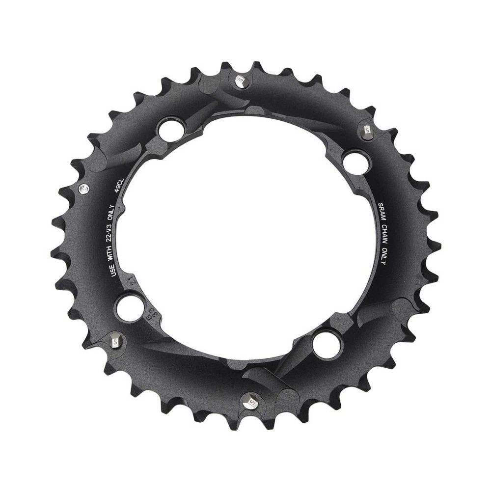 Plateau Extérieur SRAM MTB 104BCD 10V 4 Trous 104mm Long Pin – Image 2
