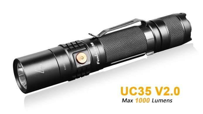 Fenix UC35 V2.0 2018 - 1000 lumens - Tactique et Compacte