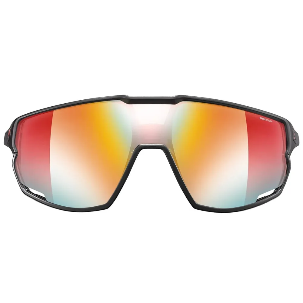 Lunettes JULBO RUSH Noir Mat/Noir Brillant Reactiv Light Amplifer Photochromique – Image 2