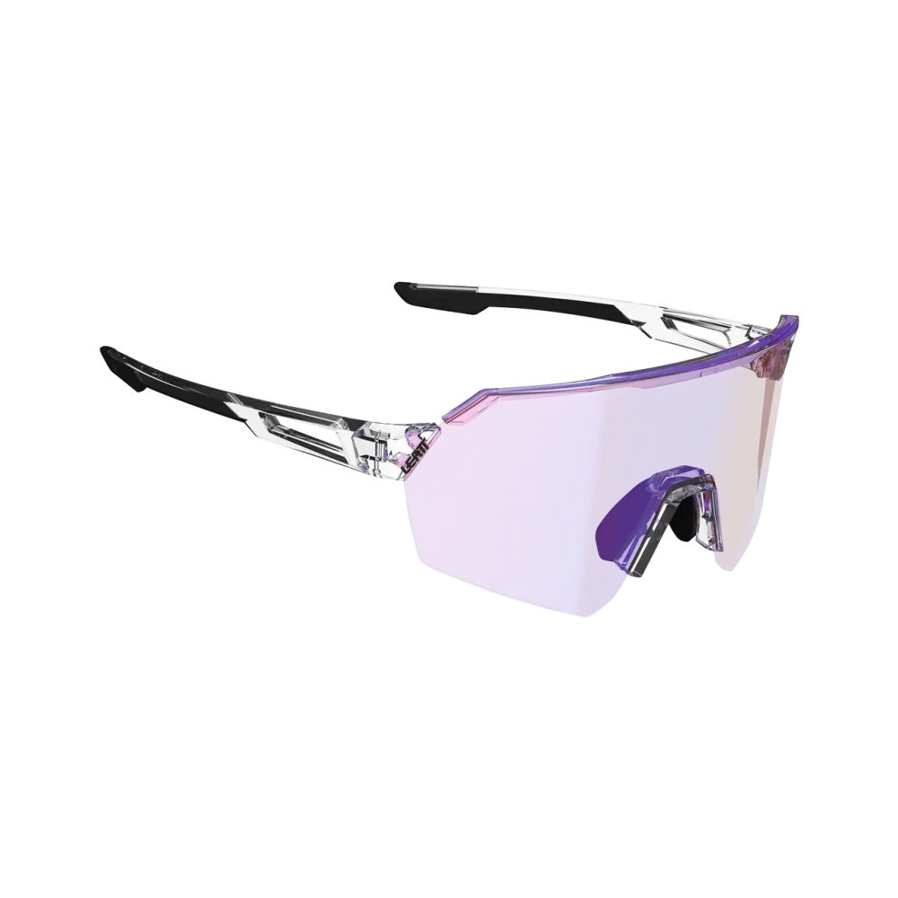 Lunettes LEATT RIDEVIZ LITE LARGE Transparent Verre Iriz Crystal Fuschia