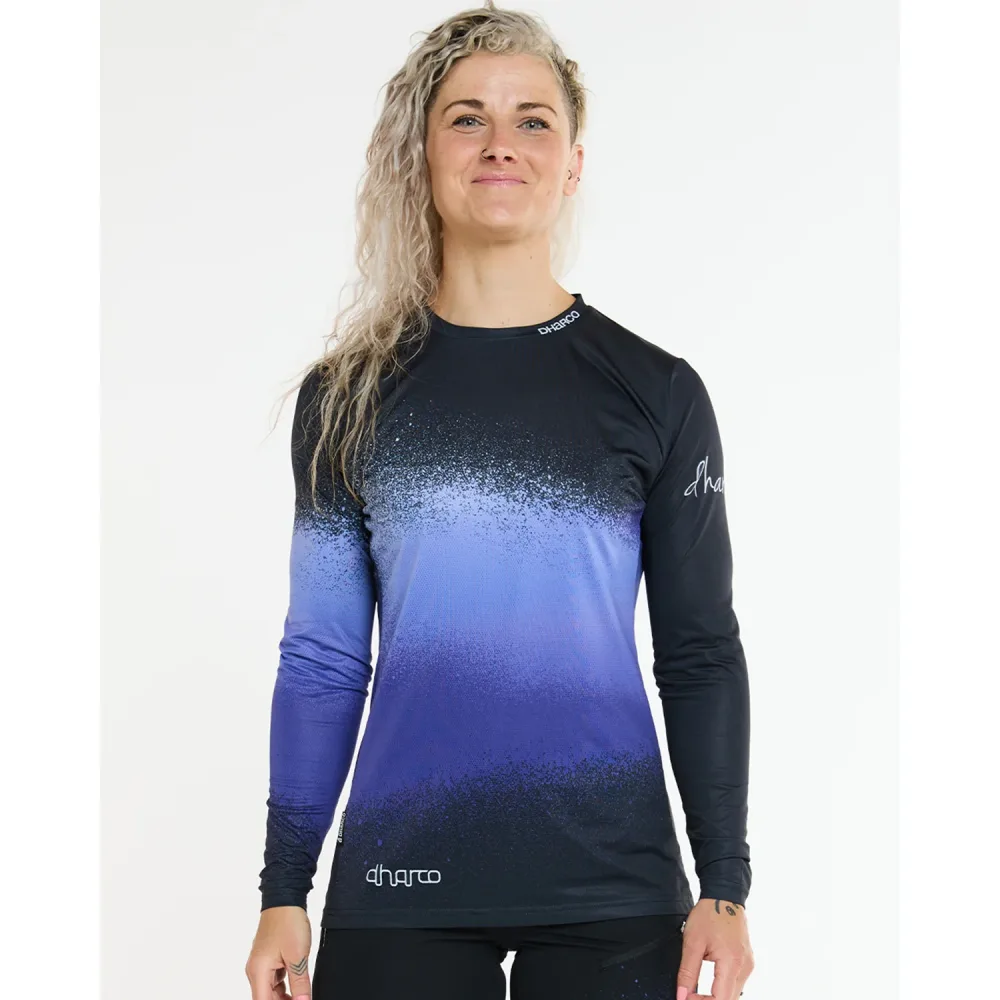 Maillot DHARCO RACE ULTRA VIOLET Manches Longues Femme Noir/Violet