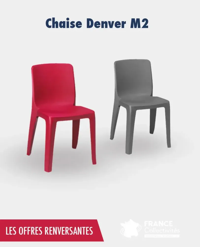 Promo 80 et 100 chaises Denver M2