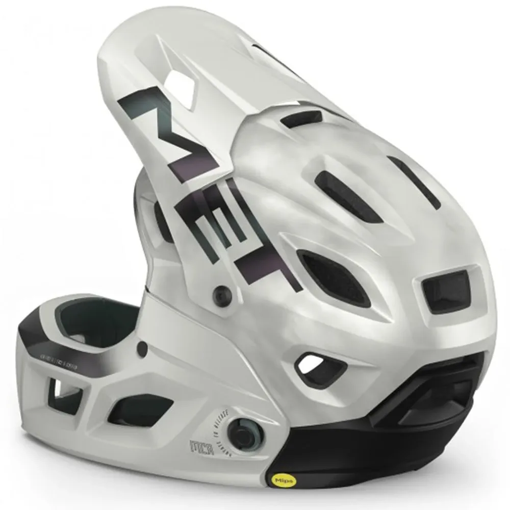 Casque VTT MET PARACHUTE MCR MIPS Blanc Mat – Image 3