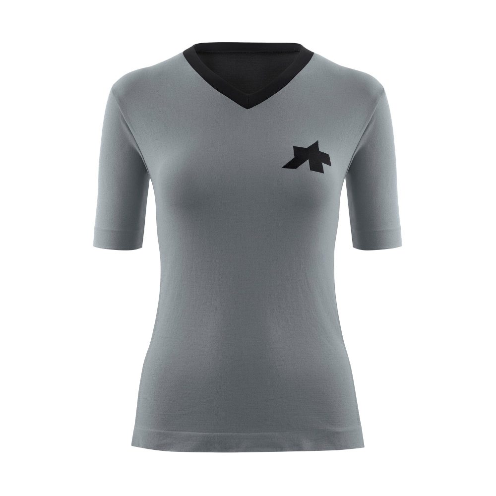 Maillot ASSOS TACTICA TECH T5 Manches Courtes Femme Gris
