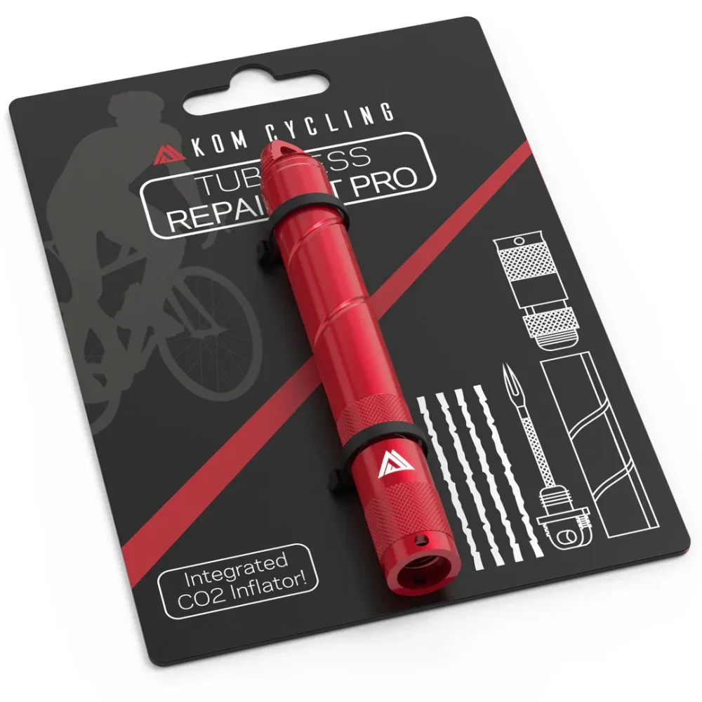 Kit de Réparation KOM CYCLING Tubeless PRO Rouge Kit de Réparation KOM CYCLING Tubeless PRO Rouge