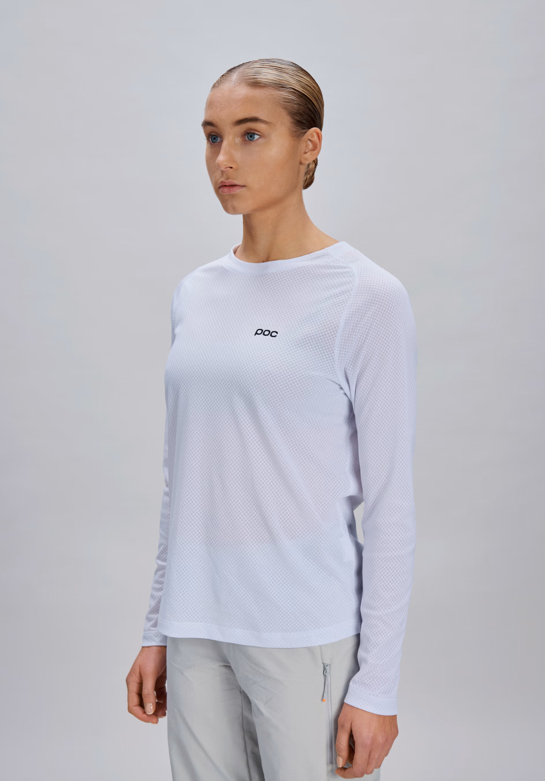 Maillot POC MOTION AIR Manches Longues Femme Blanc – Image 3