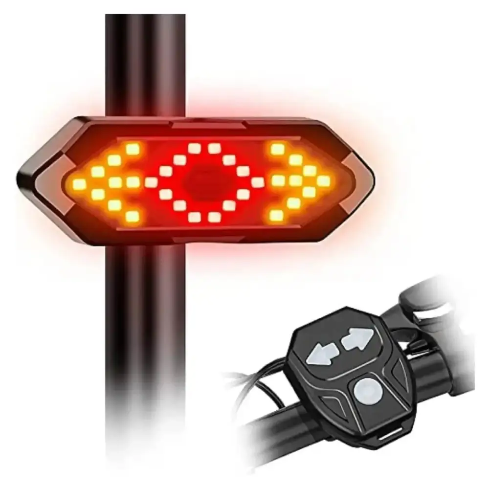 Feu arrière LED clignotant vélo trottinette électrique – Image 2