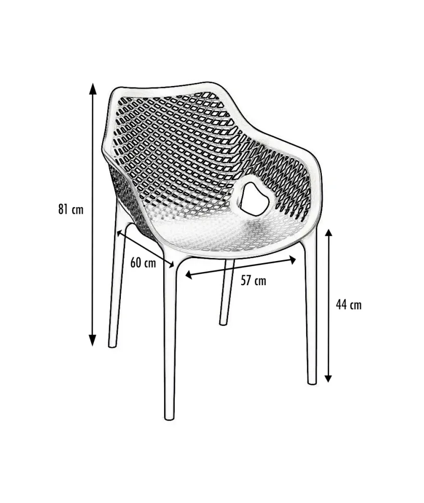 Fauteuil polypro Air – Image 2