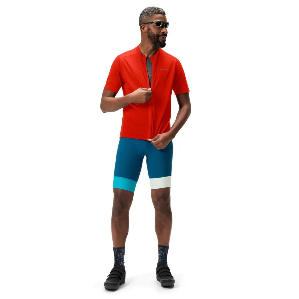 Maillot ENDURA LOOP ZIPPED Manches Courtes Rouge – Image 2