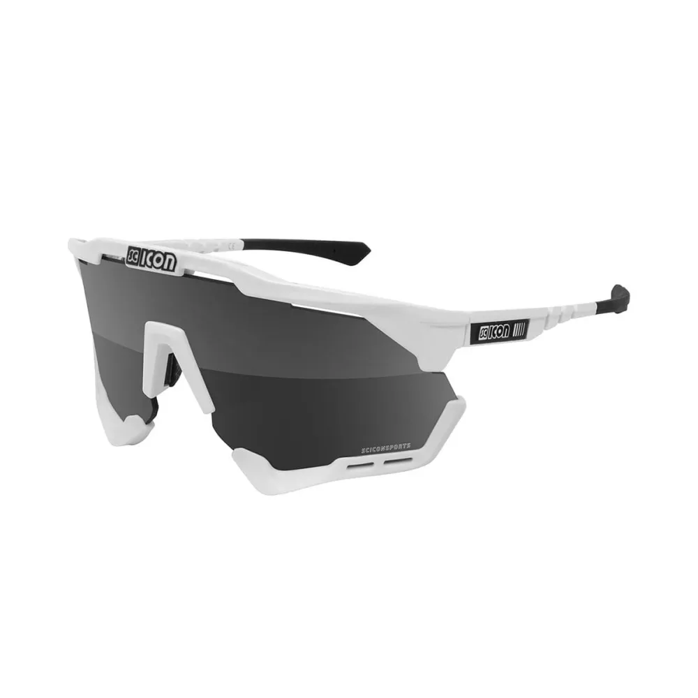 Lunettes SCICON AEROSHADE XL Blanc Iridium Argent