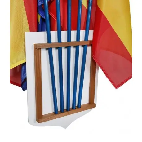 Ecusson porte-drapeaux Tricolore + Liberté Égalité Fraternité Gamme éco – Image 3