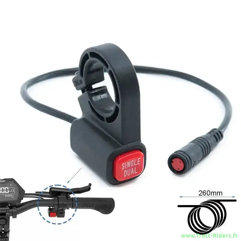 Interrupteur KuKirin G3 Pro Bouton Single Dual Moteur – Image 2