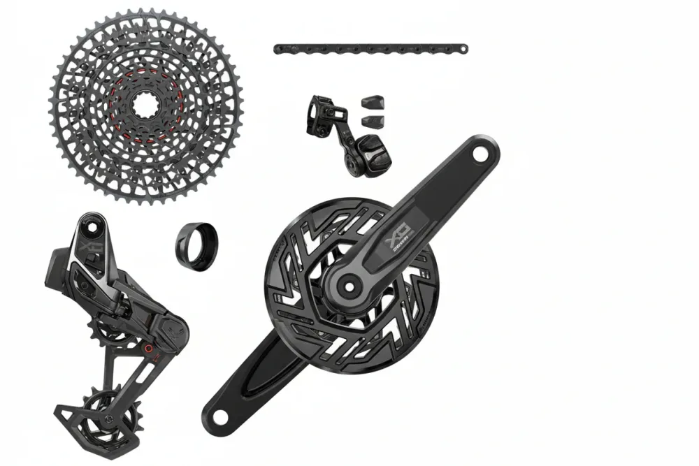 Groupe SRAM X0 EAGLE E-MTB BOSCH ISIS AXS T-TYPE 36 Dents CLIP-ON 10/52