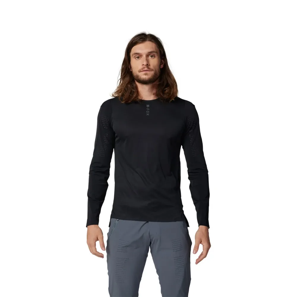 Maillot FOX FLEXAIR PRO Manches Longues Noir – Image 3