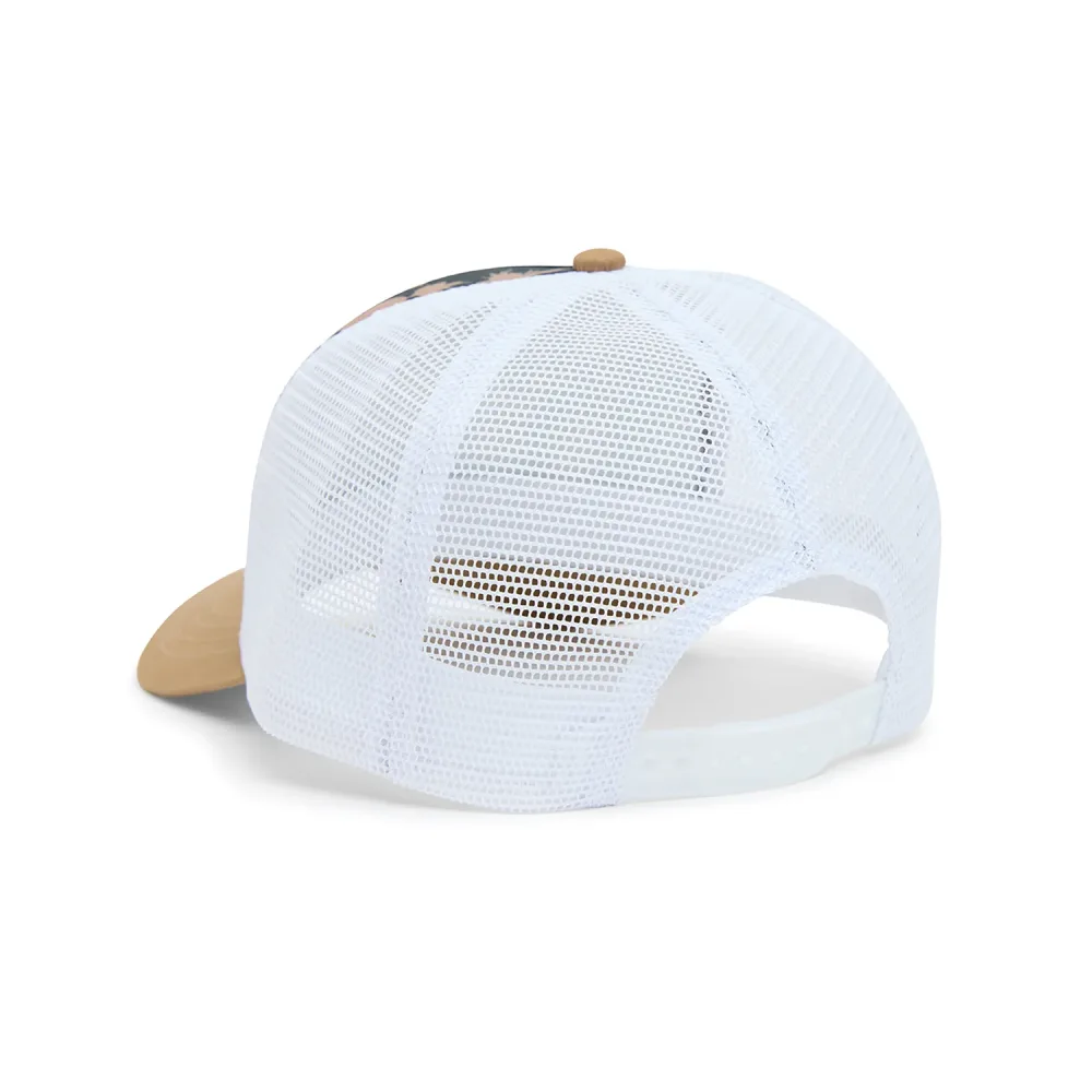 Casquette DHARCO CURVED PEAK TRUCKER Marron/Blanc – Image 3