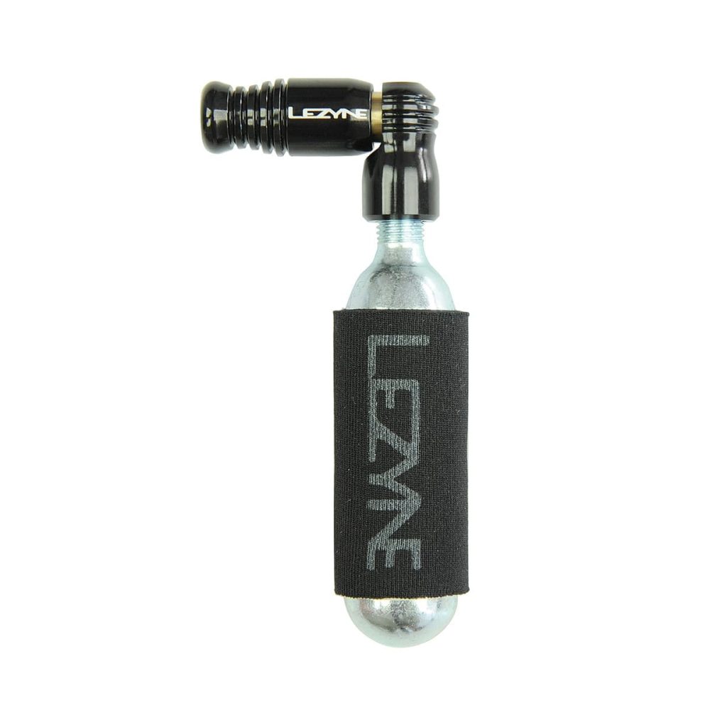 Percuteur CO2 LEZYNE TRIGGER SPEED DRIVE + Cartouche CO2 Filetée 16 g (x1) Noir