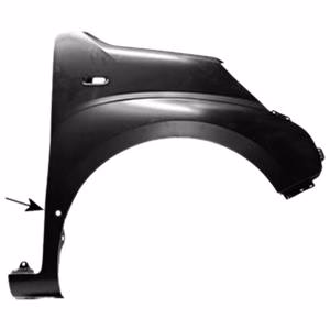 Aile avant droite avec trou moulure pour CITROEN NEMO depuis 2008, Neuve Aile avant droite avec trou moulure pour CITROEN NEMO depuis 2008, Neuve